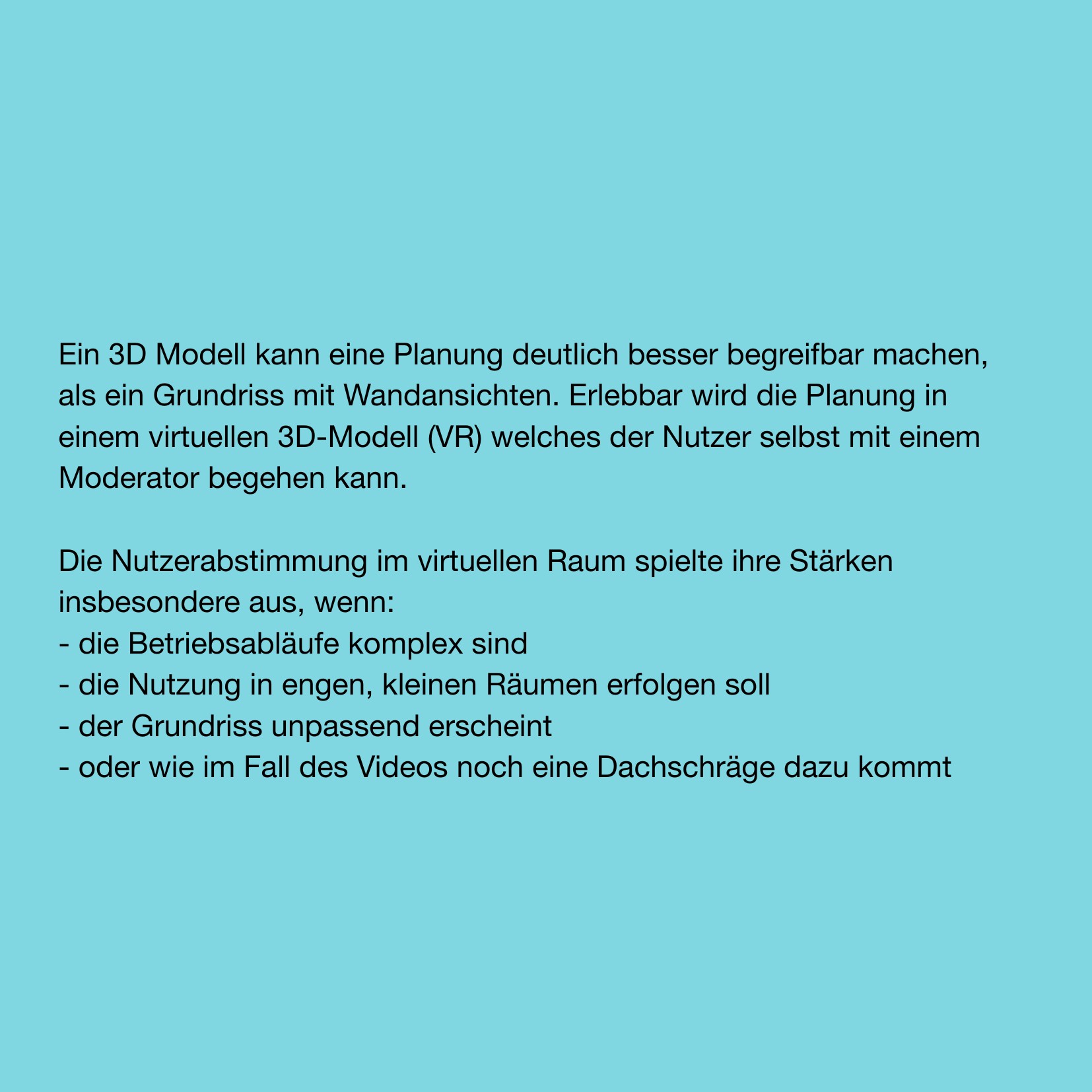 Neue Räume erleben mit virtuellen 3D-Modellen